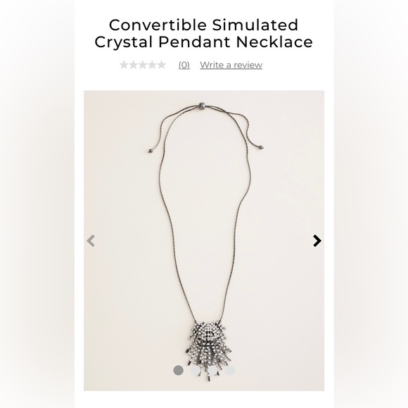 Chicos ‘Crystal’ Convertible Pendant and Earrings - Picture 7 of 9